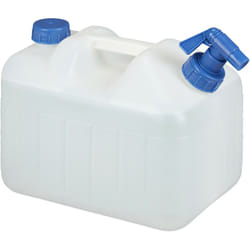 Tanica da 10 litri Acqua con Rubinetto, Tappo Avvitabile, Senza bpa, per Campeggio, Auto, Varie Misure - Relaxdays