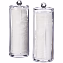 Nel pratico set da 2 dispenser per struccanti potrete riordinare e avere sempre a portata di mano i vostri dischetti di coton ...
