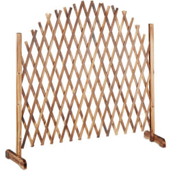 Graticolato in Legno, Allungabile Fino a 200 Metri, per Piante Rampicanti, per Giardini Balconi Legno Naturale - Relaxdays
