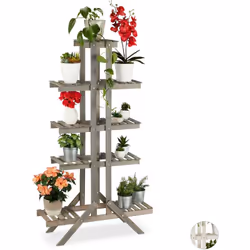 Con questo scaffale porta fiori da esterno avrete finalmente spazio per esporre i vostri fiori e decorare il vostro giardino. ...