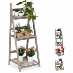 Con la scaletta per piante, avrete finalmente spazio per esporre i vostri fiori in maniera decorativa. Posizionate i vostri f ...