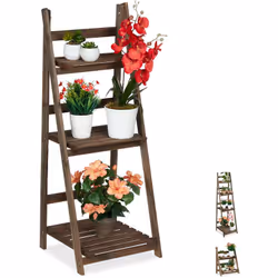 Con la scaletta per piante, avrete finalmente spazio per esporre i vostri fiori in maniera decorativa. Posizionate i vostri f ...