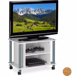 Il tavolino da tv con rotelle è una perfetta aggiunta all’arredamento della camera da letto, per poter avere una tv personale ...