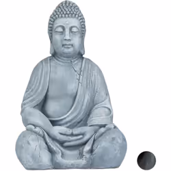 La statua grande raffigura Buddha seduto in posizione meditativa, un talismano per la fortuna e per la conoscenza. La statua ...