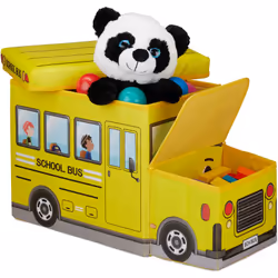 Riempite la cesta porta giochi con gli oggetti dei vostri bambini! Nella scatola c’è posto per palline, costruzioni, peluches ...