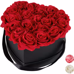 L’elegante scatola con rose è l’evoluzione moderna del classico mazzo di rose, con cui puoi godere della vista, ogni giorno, ...