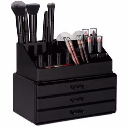 Con l'organizer per make-up potrete finalmente ordinare il vostro tavolino da trucco e dire basta all'estenuante ricerca di c ...