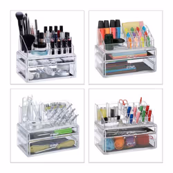 Relaxdays 4052025942113 organizzatore per il trucco