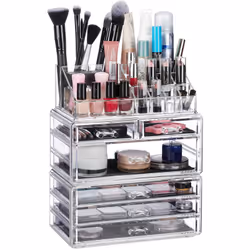 Grazie a questo organizer per make-up e ai suoi 6 cassetti potrete finalmente riordinare il vostro tavolino da trucco e dire ...