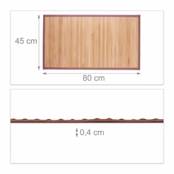 Relaxdays 4052025944919 tappeto e tappetini da bagno 45 x 80 cm - Vista aggiuntiva 4
