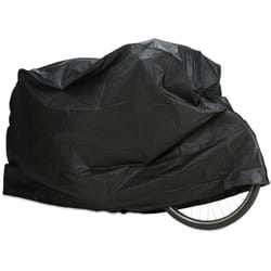 Relaxdays - Telo Copri Biciletta in Polietilene, Copribiclette Resistente da Esterno, Copri-Sole & Vento 200x115 cm, nero