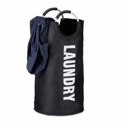 Relaxdays 10023949_46, 100 L, Rond, Aluminium, mousse, Polyester, Noir, Argent, Blanc, 700 mm, 38 cm