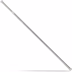 Questa asta telescopica è un vero accessorio multiuso. Bastone per le tende, per la tendina della doccia o anche barra append ...