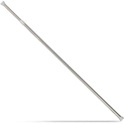 Relaxdays - Asta Telescopica Estensibile, Bastone per Tende, a Pressione, Senza Forare, Acciaio, 110 - 120 cm