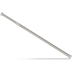 Relaxdays - Asta Telescopica Estensibile, Bastone per Tende, a Pressione, Senza Forare, Acciaio, 66 - 110 cm
