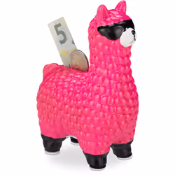 Con questo grazioso salvadanaio a forma di lama mettere da parte i risparmi diventerà un divertimento. Il simpatico animale s ...