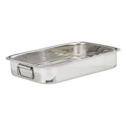 Relaxdays 4052025946289 casseruola per arrosto Acciaio inox