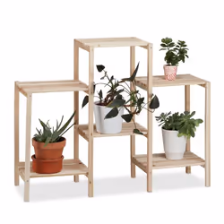 Relaxdays 4052025949778, Supporto per pianta, Legno, Legno, 2,3 kg, 890 mm, 270 mm