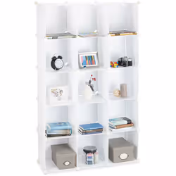 Questo versatile scaffale a incastro ti consente di personalizzare il tuo arredamento. Questo mobile si distingue per la sua  ...