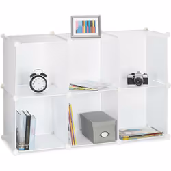 Questo scaffale vi offre due pratiche funzioni in una. Nei 6 ampi scomparti potrete sistemare i vostri libri e CD o addirittu ...