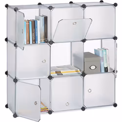 Questo scaffale vi offre due pratiche funzioni in una. Nei 9 ampi scomparti potrete sistemare i vostri libri e CD o addirittu ...