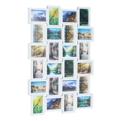 Relaxdays 4052025956608 cornice per quadro Cornice per foto multipla Bianco