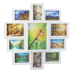 Relaxdays 4052025956622 cornice per quadro Cornice per foto multipla Bianco