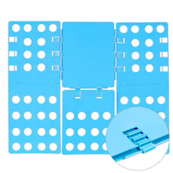 Relaxdays - Tavoletta Piega Indumenti, Quarta Generazione, Magliette, Camicie, Vestiti, T-Shirt Folder, Blu