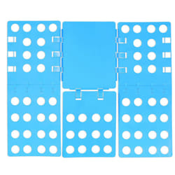 Relaxdays Tavoletta Piega Indumenti, Terza Generazione, 68x57, Magliette, Camicie, Vestiti, T-Shirt Folder, Blu