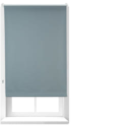 Relaxdays - Tenda a Rullo Oscurante, Tenda Termica, Catenella Laterale, senza Fori, 70x165, Tessuto L:66, Grigio