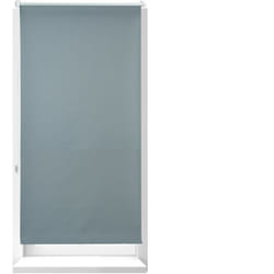 Relaxdays - Tenda a Rullo Oscurante, Tenda Termica, Catenella Laterale, senza Fori, 70x210, Tessuto L:66, Grigio