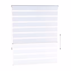 Relaxdays 4052025963026 tapparella e tendina da finestra Manuale Slatted Tenda a rullo giorno e notte Bianco - Vista aggiuntiva 4