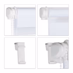 Relaxdays 4052025963026 tapparella e tendina da finestra Manuale Slatted Tenda a rullo giorno e notte Bianco - Vista aggiuntiva 5