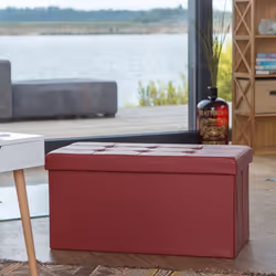 Relaxdays 4052025964009 Pouff Pouff/poggiapiedi Rettangolo