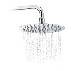 Relaxdays 4052025964566 soffione per doccia Soffione doccia fisso Acciaio inox