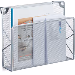 Questo portariviste da appendere è ideale per conservare i settimanali, i periodici, le brochure e i depliant in maniera ordi ...
