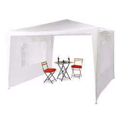 Con questo gazebo da giardino sarai sempre protetto da sole, pioggia e correnti d'aria. Bastano pochissimi minuti per realizz ...