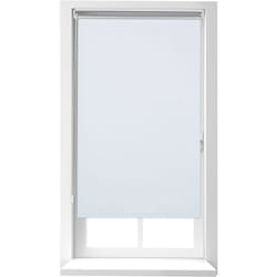 Relaxdays - Tenda a Rullo per Interni Termica, Tendina Oscurante e Isolante, Catenella, 90x220cm, Tessuto l: 86 cm, Bianco