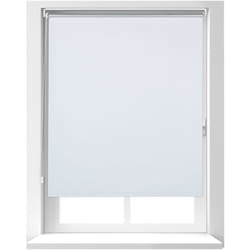 Relaxdays - Tenda a Rullo per Interni Termica, Tendina Oscurante e Isolante, Catenella, 100x160cm, Tessuto l 95 cm, Bianco