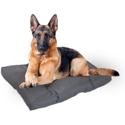 Cuscino per Cani, 110 x 90 cm, Lettino Morbido, Divanetto Dog Beds, Divanetto Lavabile in Poliestere, Grigio - Relaxdays