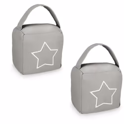 Questo bellissimo fermaporta da pavimento in set da 2 è ideale per evitare che le porte di casa sbattano a causa del vento. G ...