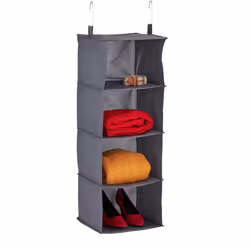 Metti ordine nel guardaroba e crea ulteriore spazio utile per i tuoi vestiti e accessori con questo organizer per armadio. Ne ...