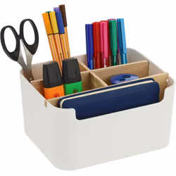 Questo moderno organizer è la soluzione ideale per dire finalmente addio al caos che regna sulla tua scrivania. Lavorare o st ...