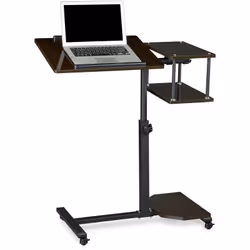 Ideale per lavorare sempre, indipendentemente da dove vi troviate. Con questo tavolino portatile regolabile in altezza, saret ...