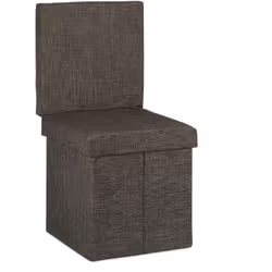 Questo pratico pouf dispone di un capiente contenitore interno da riempire con cuscini, riviste, giocattoli e tanto altro. In ...