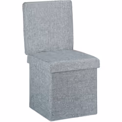 Questo pratico pouf dispone di un capiente contenitore interno da riempire con cuscini, riviste, giocattoli e tanto altro. In ...