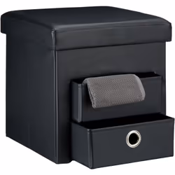 Questo pratico pouf non soltanto mette a disposizione tanto spazio, ma è anche un comodo posto a sedere. L’imbottitura extra ...