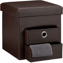 Questo pratico pouf non soltanto mette a disposizione tanto spazio, ma è anche un comodo posto a sedere. L’imbottitura extra  ...