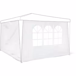 Con questi pannelli da gazebo da giardino sarai sempre protetto da sole, pioggia e correnti d'aria. Il telo in polietilene è  ...