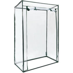 Relaxdays - Serra per Pomodori, Giardino, Balcone, Telo Orto Trasparente, hlp 150x100x50 cm, Acciaio & pvc, Trasparente